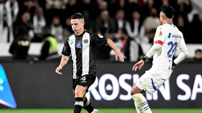 من مباراة الهلال والشباب في دوري روشن