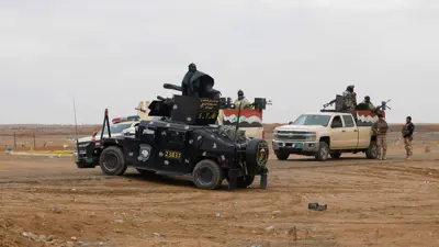 قوات عراقية على الحدود مع سوريا