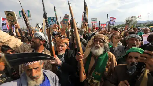 مؤيدون لميليشيا الحوثي في اليمن