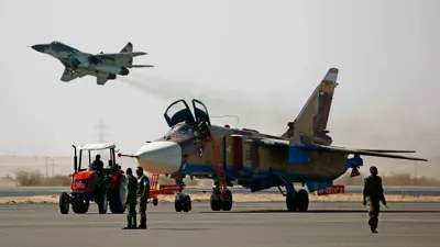 طائرات حربية تتبع الجيش السوداني