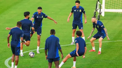 تدريبات فريق النصر السعودي
