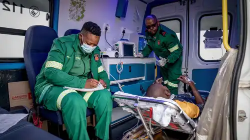 أحد مرضى الكوليرا بجنوب أفريقيا