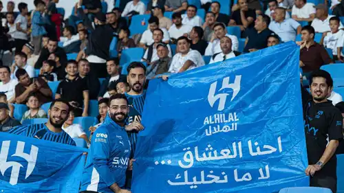 جماهير نادي الهلال في مباراة ناساف