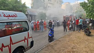 نقل جرحى هجوم "البيجر" من عناصر حزب الله