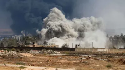 من الغارات على ريف حلب