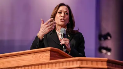 كامالا هاريس في حملة انتخابية