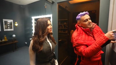 مي عمر ترفض استكمال حلقة "رامز جاب من الآخر" بسبب نجلاء بدر (فيديو)