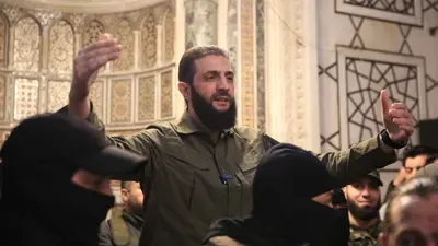 الجولاني في الجامع الأموي في دمشق