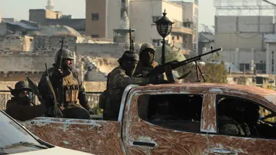 مسلحو الفصائل في حماة