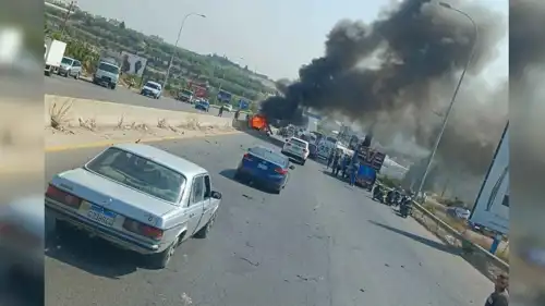 صورة متداولة للسيارة المستهدفة