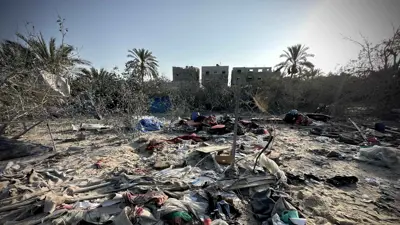 الهجوم على المواصي في خان يونس
