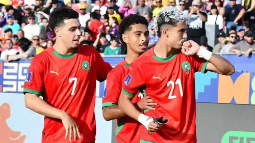 لاعبو منتخب المغرب للشباب