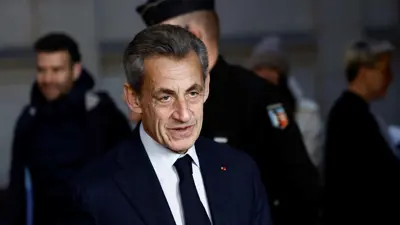 الرئيس الفرنسي الأسبق نيكولا ساركوزي