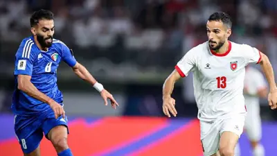 مباراة الكويت والأردن في تصفيات كأس العالم