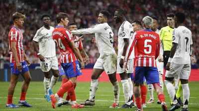 رجل مباراة الديربي بين ريال مدريد وأتلتيكو