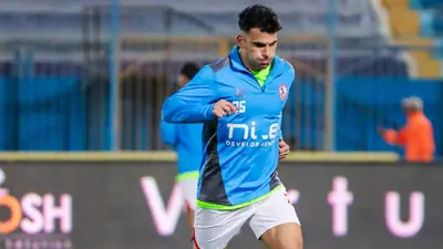 أحمد سيد زيزو في تدريبات الزمالك