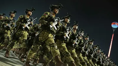 أفراد من الجيش الكوري الشمالي