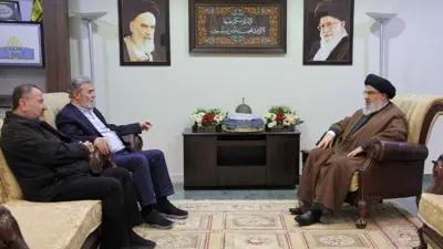 نصرالله يستقبل قياديين من حماس والجهاد الإسلامي