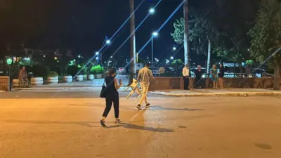 سوريون يهرعون إلى الشوارع بعد حدوث الزلزال