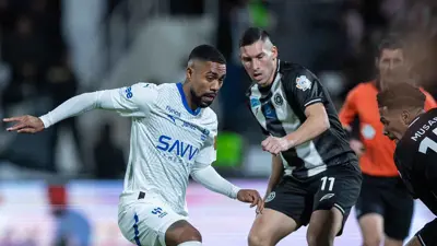 من مباراة الهلال والشباب