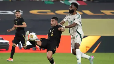 من مباراة السعودية والمكسيك في الكأس الذهبية