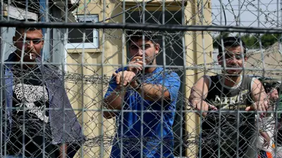 فلسطينيون داخل سجن إسرائيلي