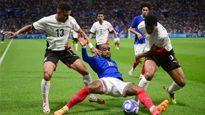 مباراة مصر وفرنسا في أولمبياد باريس