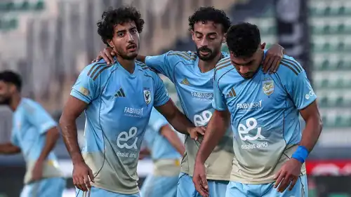 ياسر إبراهيم في مباراة الأهلي وحرس الحدود