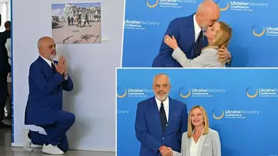 جورجيا ميلوني ورئيس وزراء ألبانيا