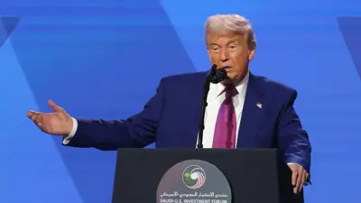الرئيس الأمريكي دونالد ترامب في السعودية