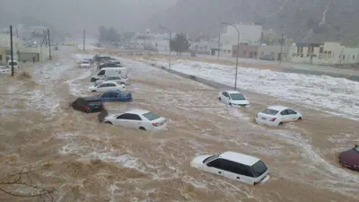 السيول في صنعاء 