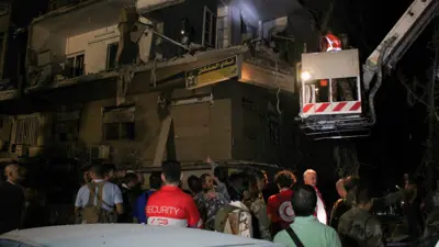 هجوم إسرائيلي سابق على دمشق