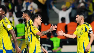 لاعبو النصر السعودي