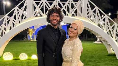 محمد النني وزوجته