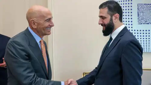 أحمد الشرع وتوماس باراك