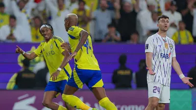من مباراة النصر والعين