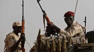 عناصر من قوات الدعم السريع في السودان