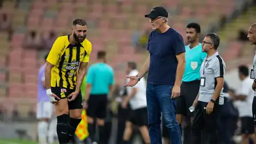 لوران بلان مع بنزيما