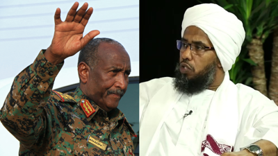الفريق عبد الفتاح البرهان والشيخ عبد الحي يوسف