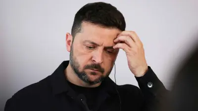  الرئيس الأوكراني فولوديمير زيلينسكي