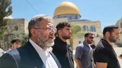 بن غفير من اقتحام سابق للمسجد الأقصى