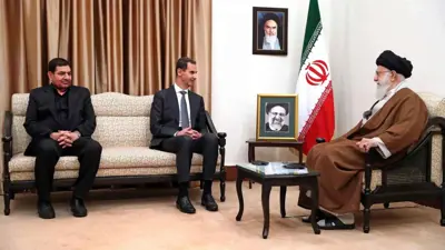 لقاء سابق بين بشار الأسد وعلي خامنئي 