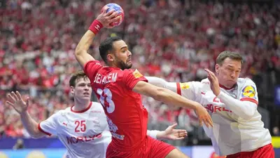 مباراة تونس وسويسرا في بطولة العالم لليد