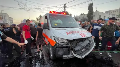 إستهداف سابق لمسعفين في غزة
