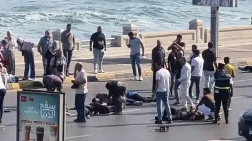 موقع حادث الدهس بالإسكندرية