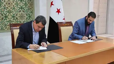 أحمد الشرع ومظلوم عبدي