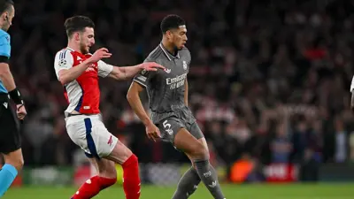 من مباراة ريال مدريد وآرسنال