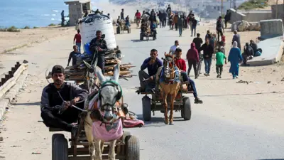 خبراء: نزوح سكان المحافظة الوسطى في قطاع غزة سيكون "الأصعب"