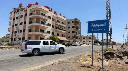 دوريات أمنية في السويداء