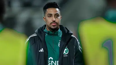 سالم الدوسري في معسكر المنتخب السعودي